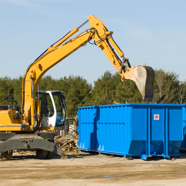 how many times can i have a residential dumpster rental emptied in Sinsinawa WI